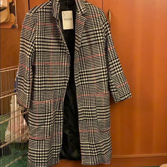 Jackets & Blazers - Long blazer plaid coat